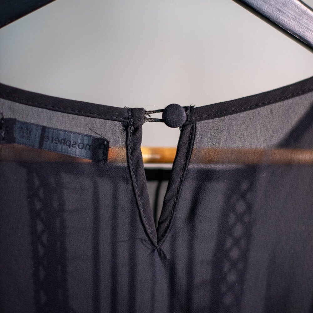 Atmosphere Sheer Black Dress - Picture 5 of 7